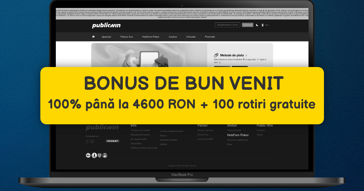 Publicwin Casino România - Sloturi Online Premium